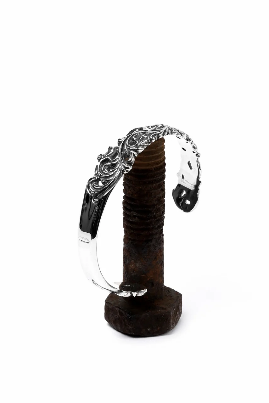 Loud Style Design - GET IN THE RING "ARABESQUE" SILVER BANGLE - Image 12