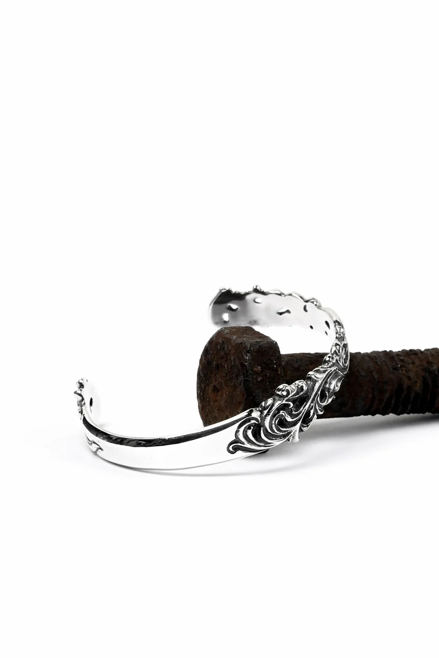 Loud Style Design - GET IN THE RING "ARABESQUE" SILVER BANGLE - Image 16