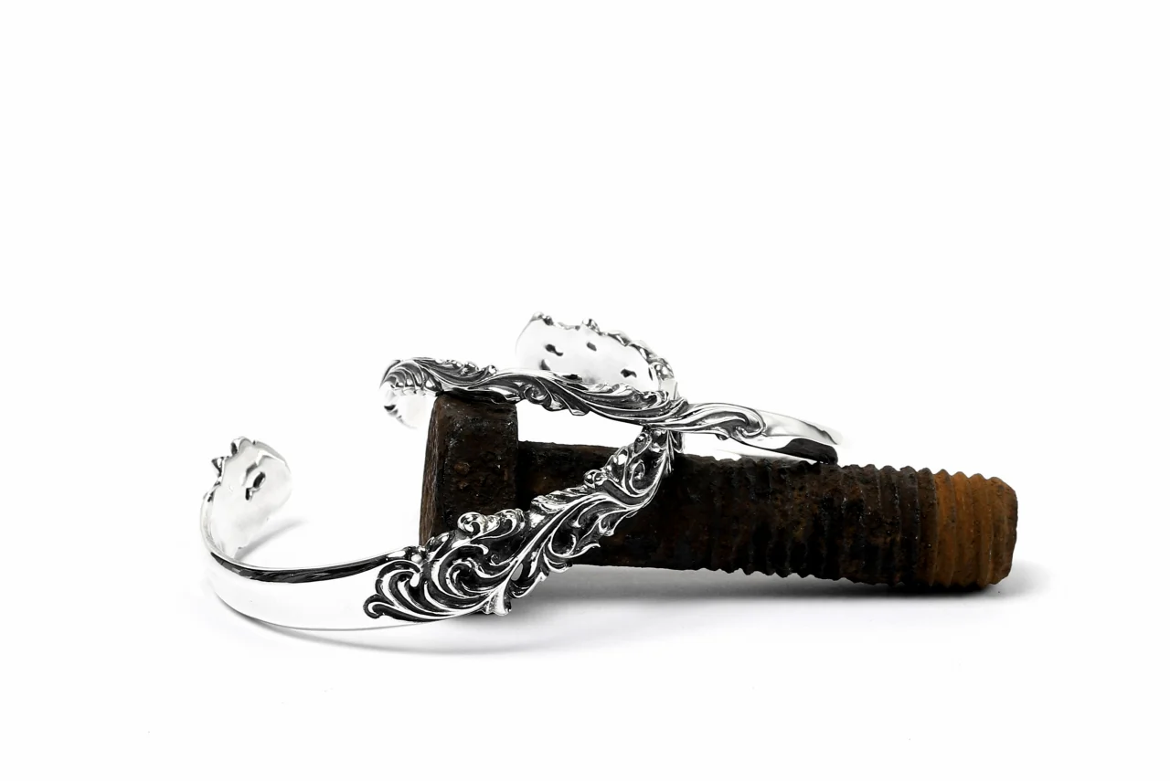 【最短出荷可能】Loud Style Design - GET IN THE RING "ARABESQUE-THIN" SILVER BANGLE - Image 17
