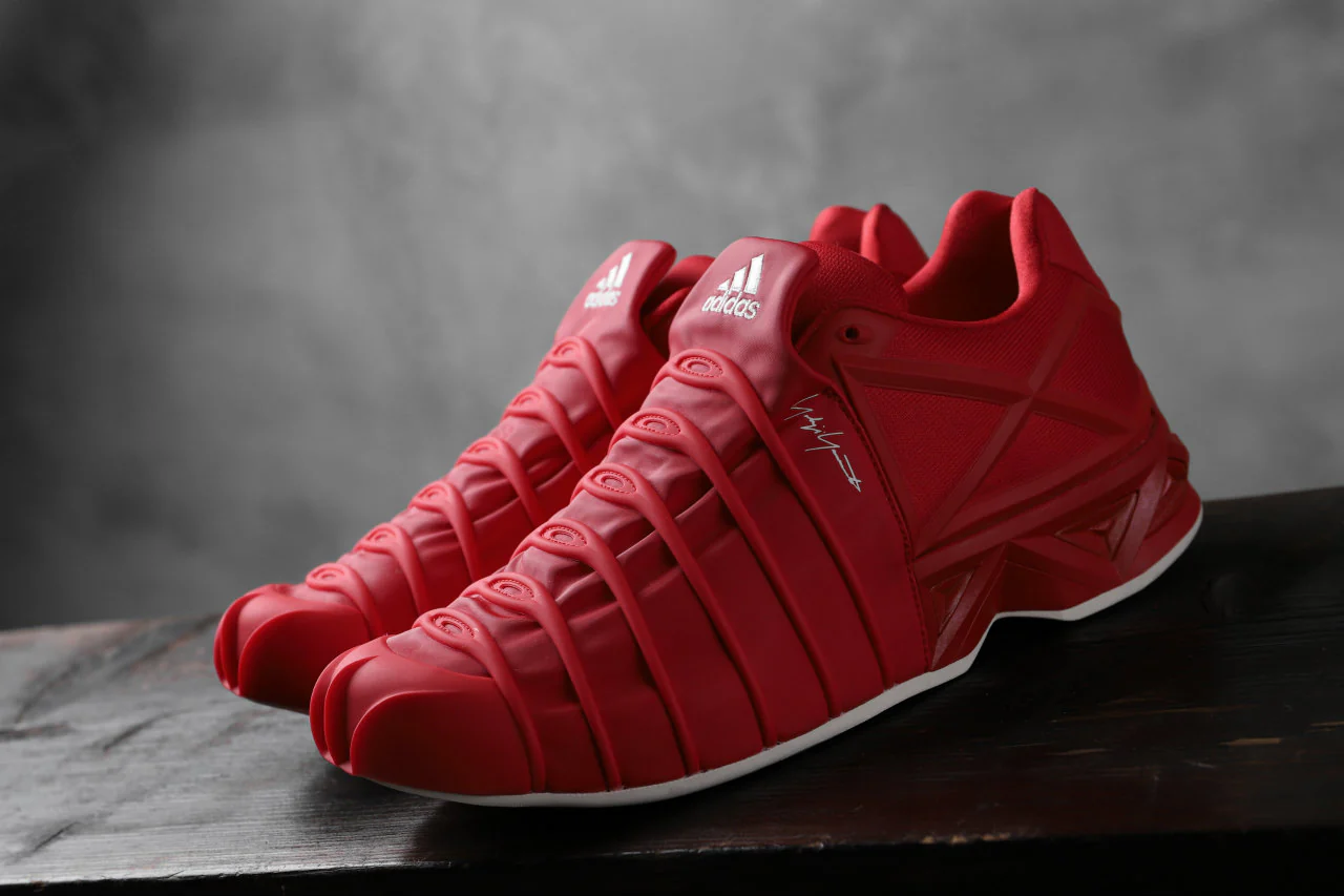 Y-3 Yohji Yamamoto (YUUTO) MIX TEXTILE LOW -CUT SNEAKERS (RED) - Image 28