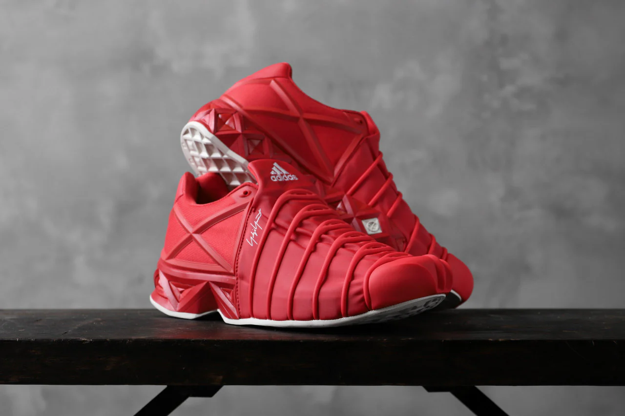 Y-3 Yohji Yamamoto (YUUTO) MIX TEXTILE LOW -CUT SNEAKERS (RED) - Image 30
