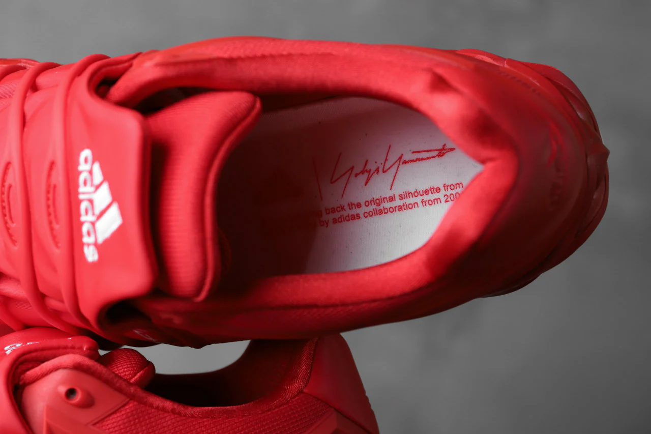 Y-3 Yohji Yamamoto (YUUTO) MIX TEXTILE LOW -CUT SNEAKERS (RED) - Image 36