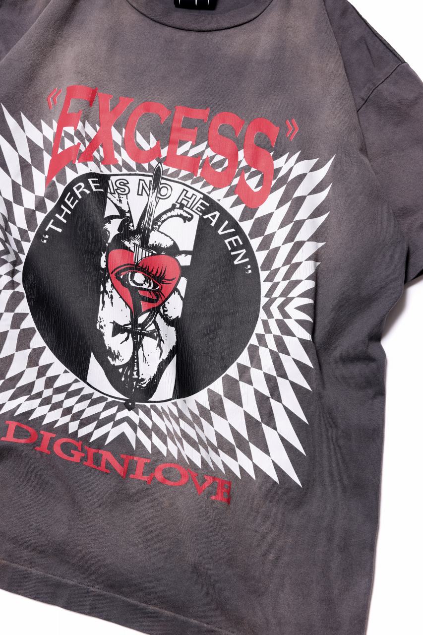 ZIG UR IDOL FADED & CRACKED SS TOPS - EXCESS (VINTAGE GREY) - Image 5